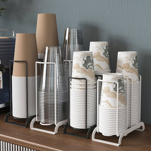 一次性杯架子收纳置物架