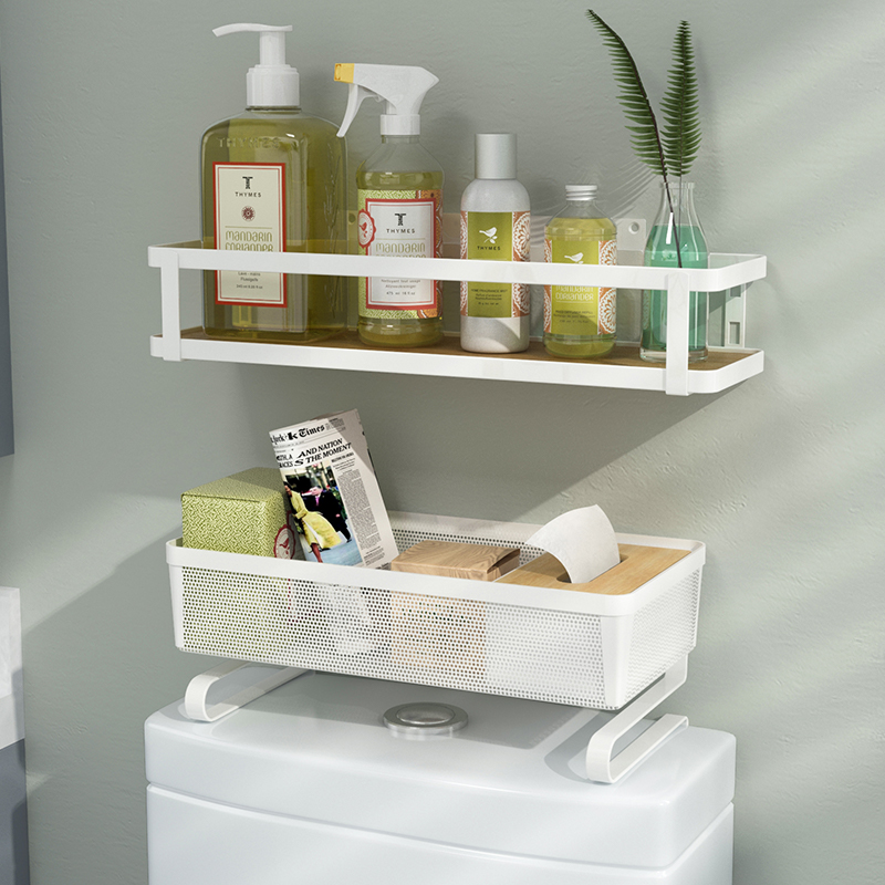 卫生间马桶置物架上方多功能支架