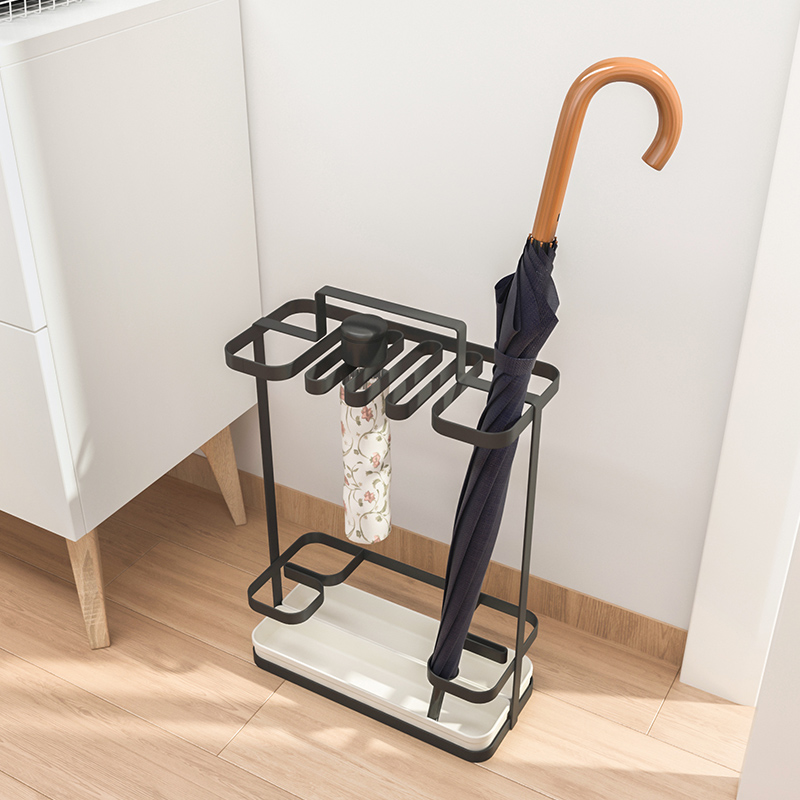 雨伞收纳架家用门口小型雨伞架商用沥水门口置伞架U伞桶放伞置物