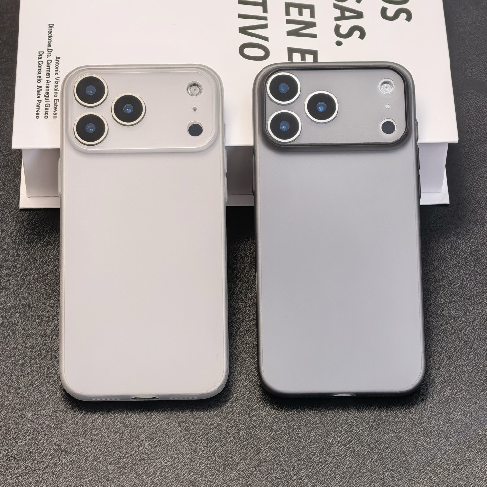 小黄兄适用苹果17air手机壳iPhone17promax超薄透明全包保护壳苹果16pro磨砂壳防摔壳防指纹防滑简约新款壳