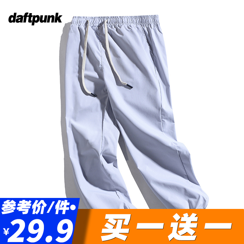 痞帅裤子男女2022夏季宽松休闲
