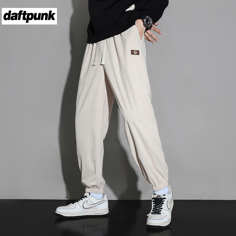 秋冬韩版潮流束脚灯芯绒休闲裤