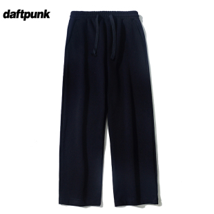 垂感休闲运动百搭长裤 加绒美式 男直筒宽松冬季 460g重磅银狐绒卫裤