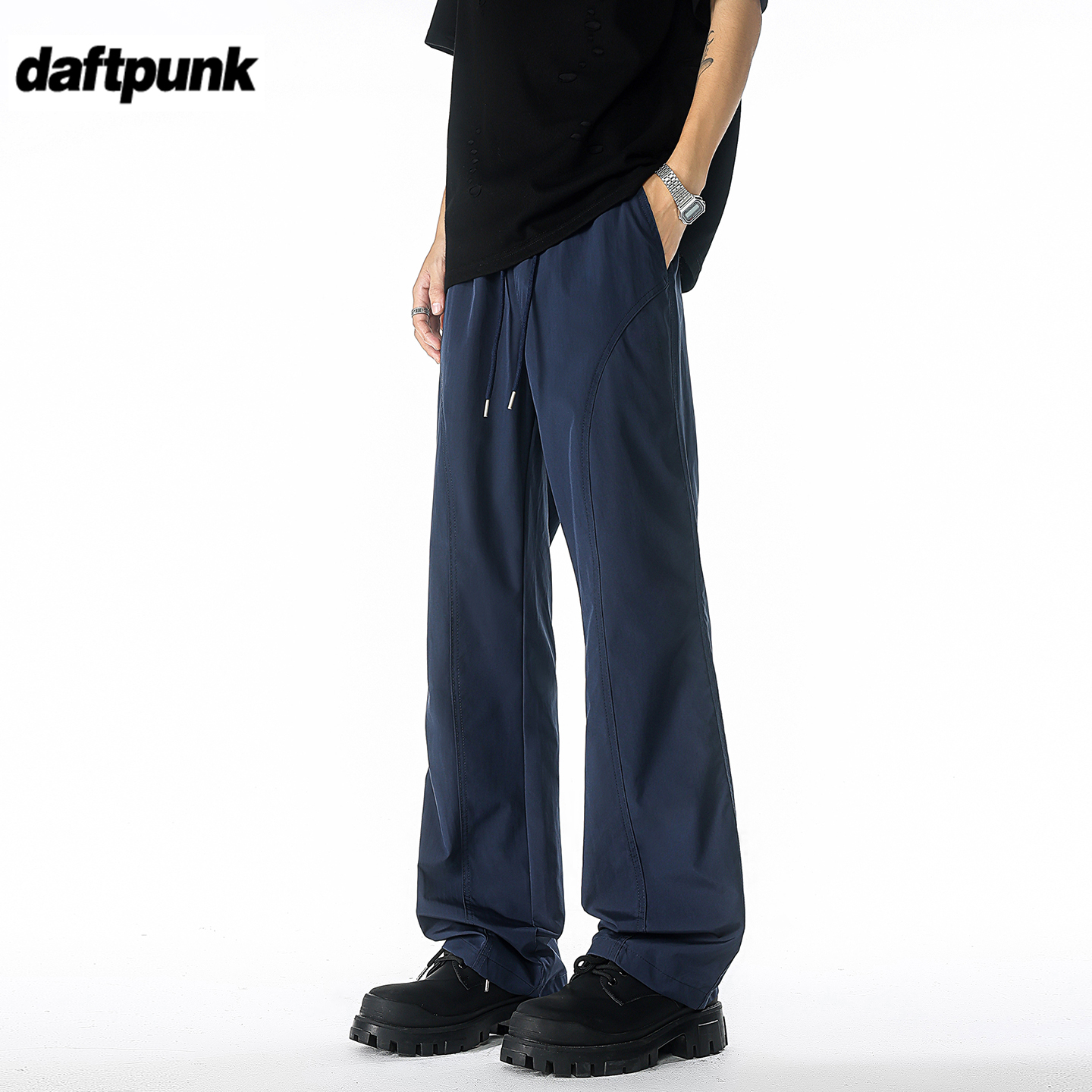 美式机能软壳冲锋裤防水运动裤子