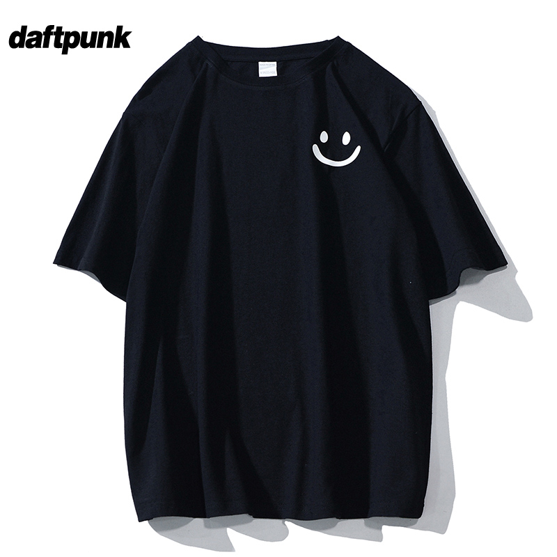 夏季新款简约笑脸硅胶短袖上衣