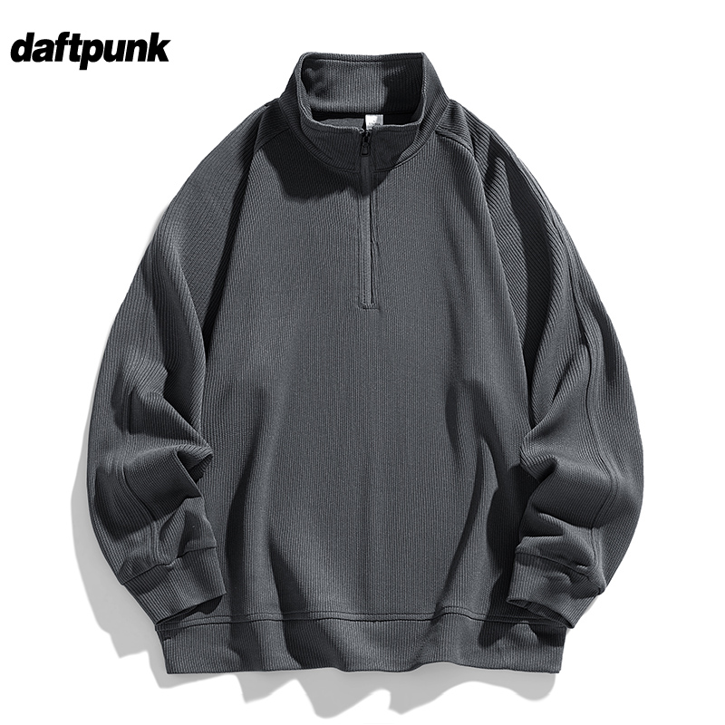 半拉链卫衣男士秋季新款运动上衣