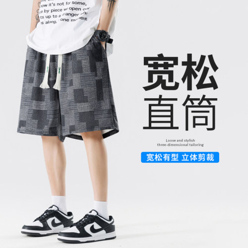 夏季短裤男美式高街ulzzang潮牌