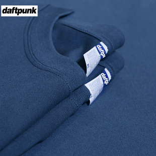 240g重磅精梳纯棉t恤男厚实夏季 宽松纯色普鲁士蓝色不透打底半袖