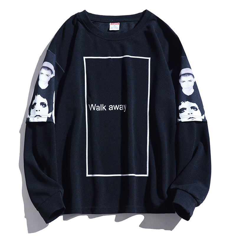 潮牌春秋款日系重磅百搭长袖T恤