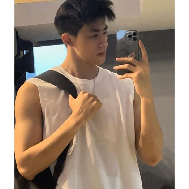 夏季健身肌肉运动背心男透气吸湿