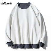 460g重磅超柔银狐绒卫衣男女加绒加厚圆领上衣秋冬季 保暖内搭外套