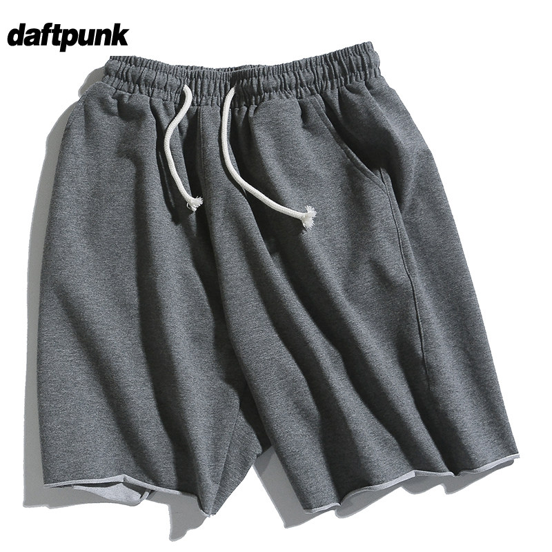 夏松紧腰系带五分裤高腰热裤