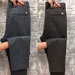 黑色长裤 2651秋冬新款 纯色厚款 男直筒型秋季 男装 休闲裤 现货