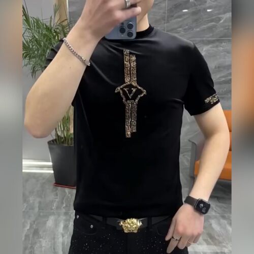 新品帅气圆领欧货潮流休闲T恤