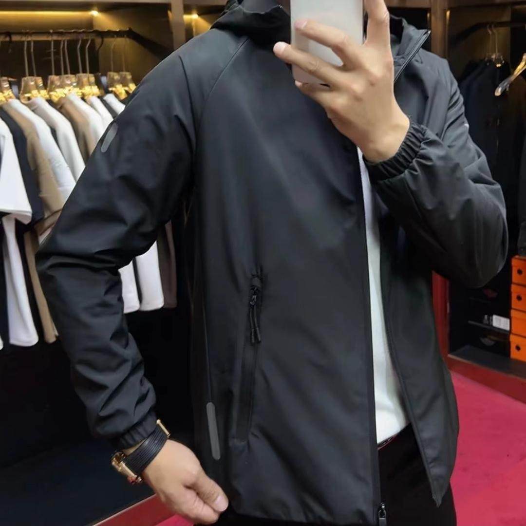 【现货】1513春秋新款时尚潮流男装男士休闲宽松夹克外套连帽