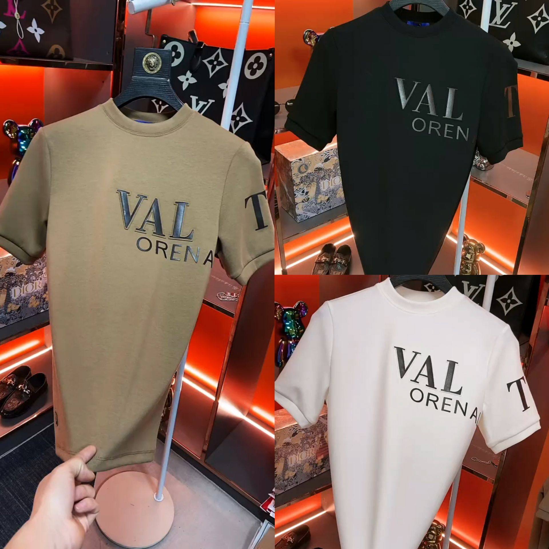 【现货】33255男士春季短袖T恤衫轻奢欧货潮流半袖打底修身弹力