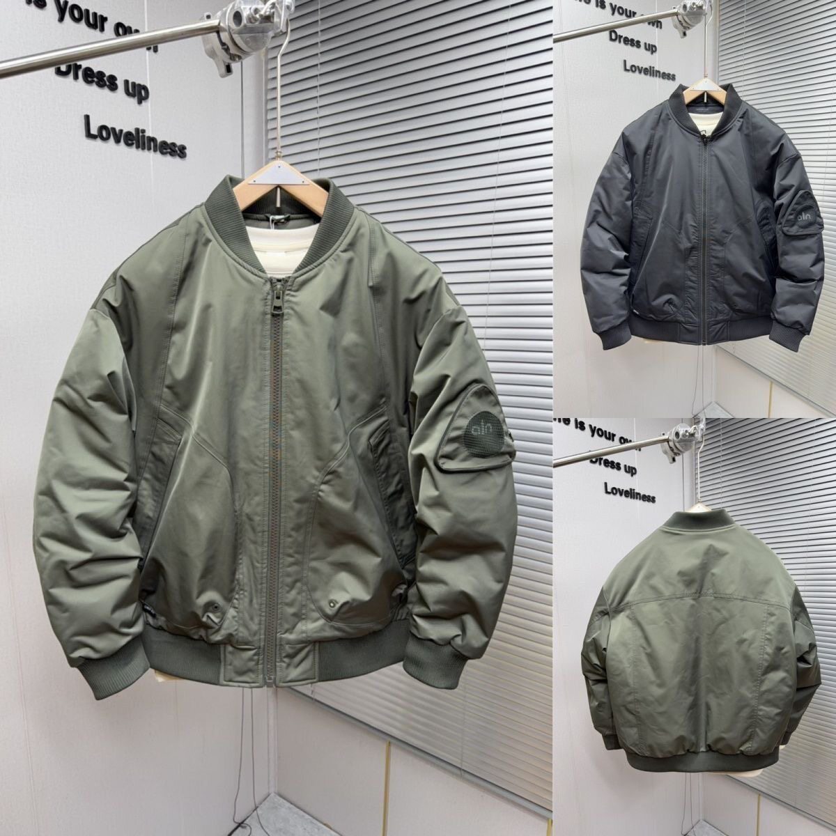 【现货】68973加厚保暖双面棒球棉服外套冬季新款男士百搭休闲