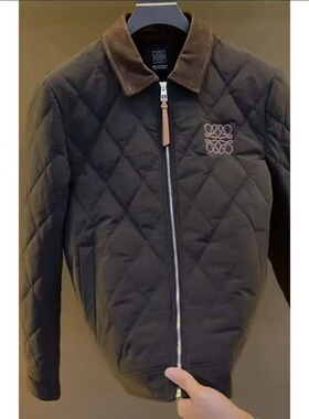 【现货】z068保暖棉衣潮流男士商务棉服男款冬季翻领修身百搭时尚