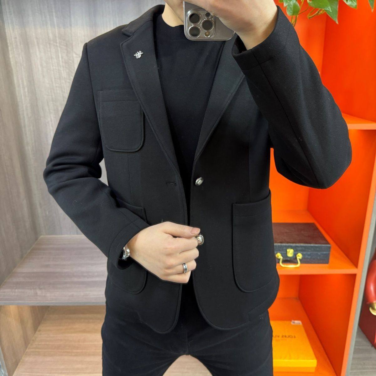 【现货】1905新款男士轻奢西服外套高端商务休闲修身单款西装上衣