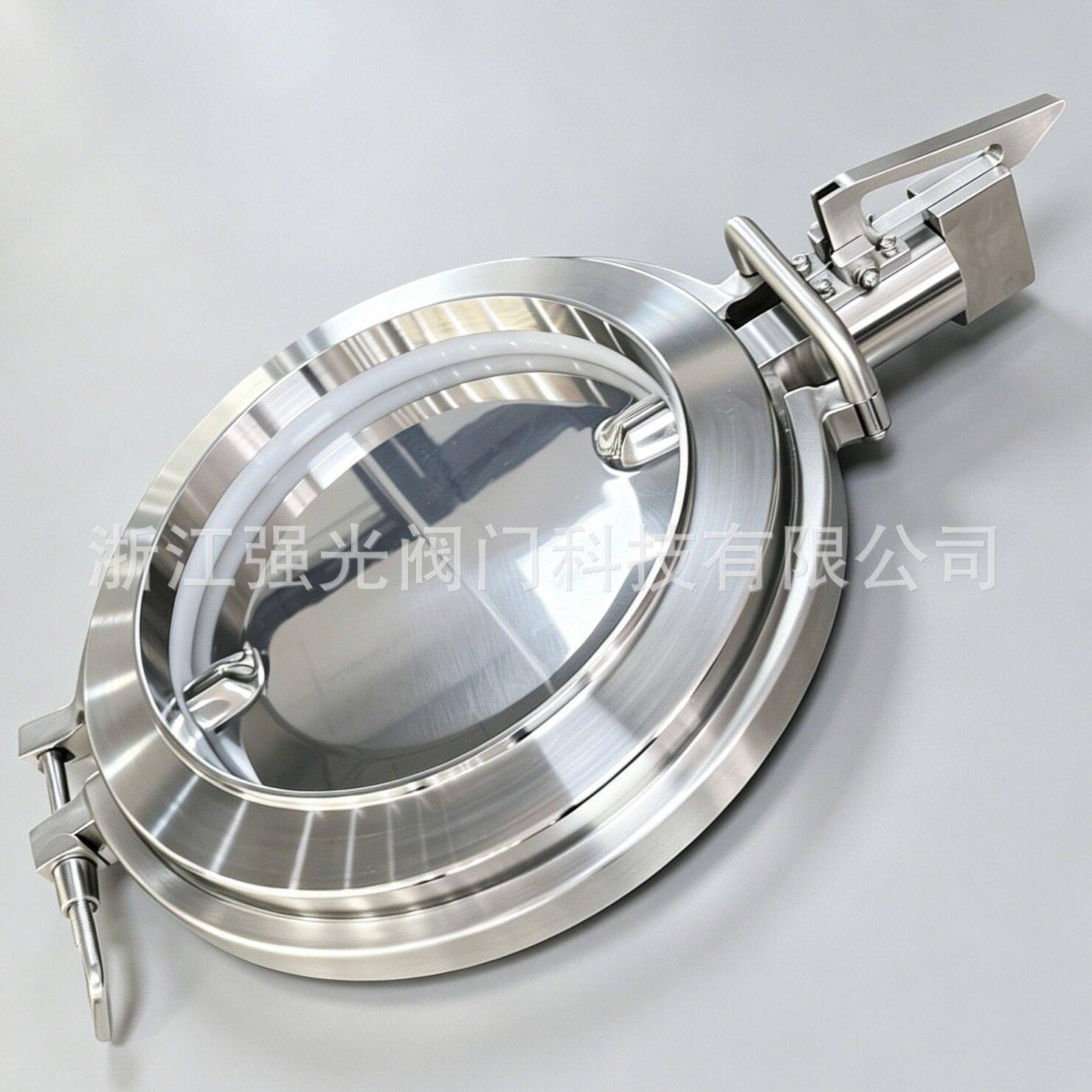 304/316L粉体周转卫生级食品级不锈钢快拆式自锁自开粉体蝶阀