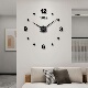 个性 免打孔钟表挂钟客厅3D立体时尚 创意艺术墙贴简约时尚 时钟