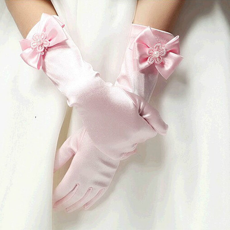 Gants pour fille en satin - Ref 2150057 Image 3