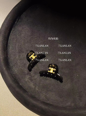 【兰LANLAN】ins高级感简约小抓夹刘海夹轻奢小清新侧夹头饰发饰