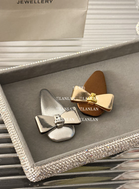 【兰LANLAN】沉敛大地的颜色！优雅气质简约刘海夹高级感边夹