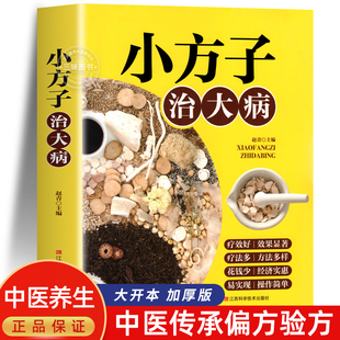 赵青编 小偏方大功效民间偏方书籍 小方子治大病 中医养生家庭医生健康保健简单实用老偏方秘方 新书 中药药材剂量土方子土方法