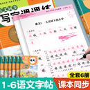正版 每日一练描红本楷书写字课课练 小学生同步练字帖硬笔字帖一年级练字字帖二三年级四五六七八年级上册下册语文同步练字帖人教版