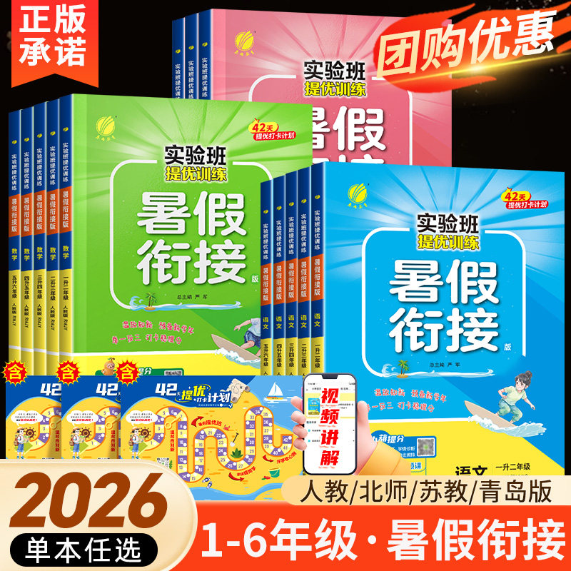 实验班暑假衔接作业提优训练小学