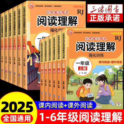 2025阅读理解专项训练书小学任选