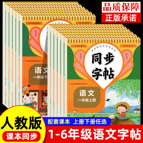 正版保证 语文同步字帖 人教版