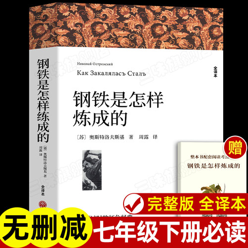 正版原著钢铁是怎样炼成的