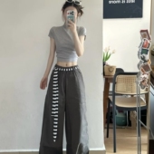 2026网红条纹细腰带围巾高级感腰搭腰饰两用小众设计感腰巾围脖