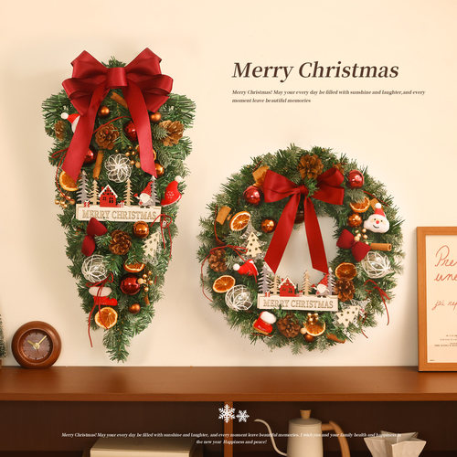 2025新款圣诞节装饰花环