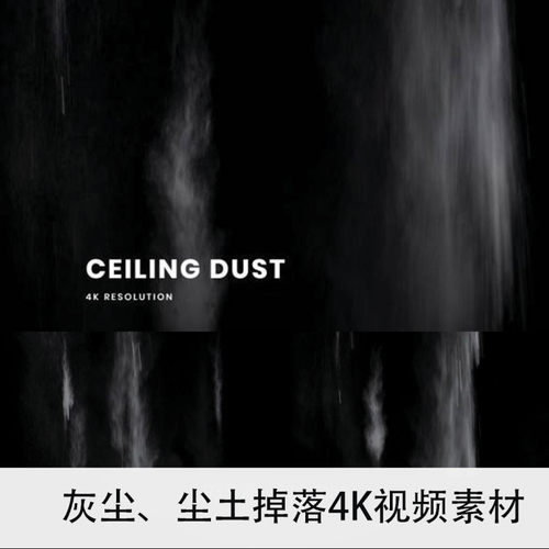 灰尘 尘土掉落4K视频素材AE/PR/FCPX视频素材 SC064