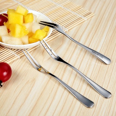 不锈钢水果叉多个规格可选吃水果签点心韩式糕点月饼小叉子