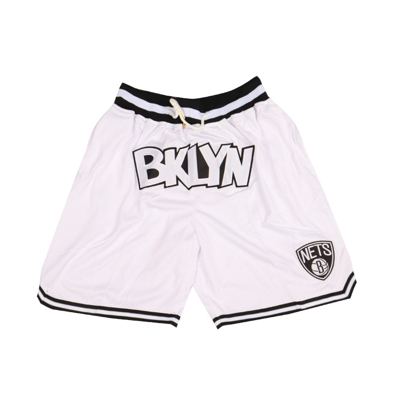 高街复古刺绣NBA篮球短裤詹姆斯科比湖人公牛球队宽松运动五分裤