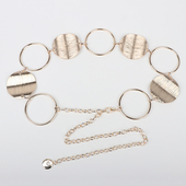 时尚 高级感腰带金属复古腰链装 饰百搭新款 搭配裙子连衣裙链条配饰