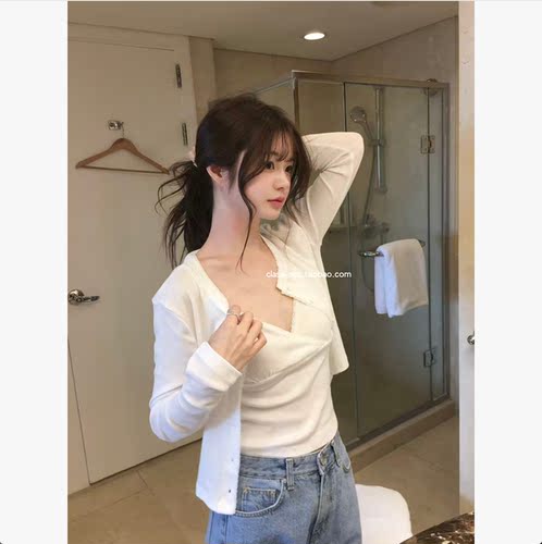 class韩国直邮1040513 VEGETABLE 韩代2026款  吊带＋开衫两件套