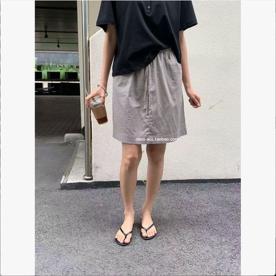 class韩国直邮060911 idee 韩代2026款  抽绳松紧腰半裙