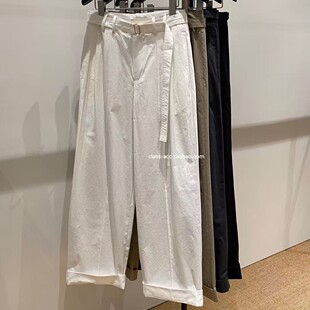 国现class韩国直邮111215 FEBRUARY.11韩代2025福利 带腰带休闲裤