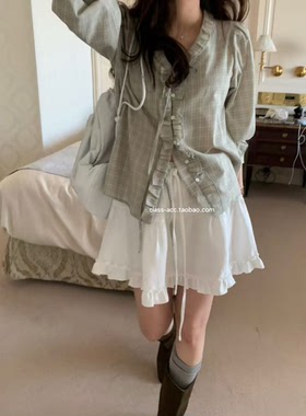 class韩国直邮1032713 Pretty Young Thing 韩代2026款松紧腰裤裙