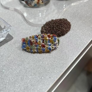 class日代 111301-2 日本 2025款 AUCA 小香风刘海儿鬓角发夹