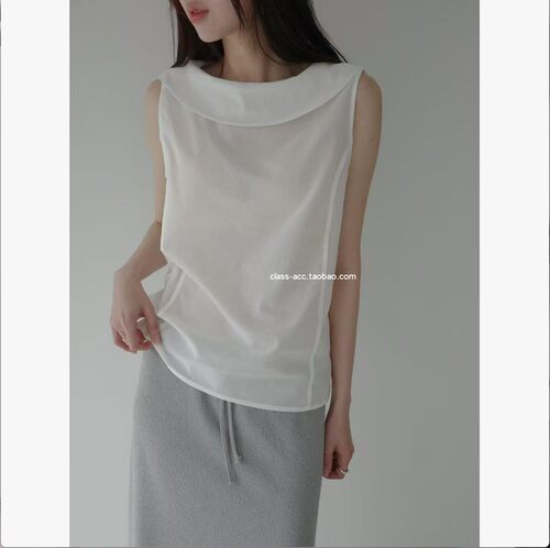 class韩国直邮063005 cullum 韩代2026款  轻薄无袖小衫