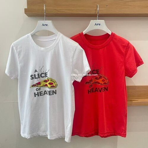 class韩国直邮1040819 ARE 韩代2026款  披萨短袖T