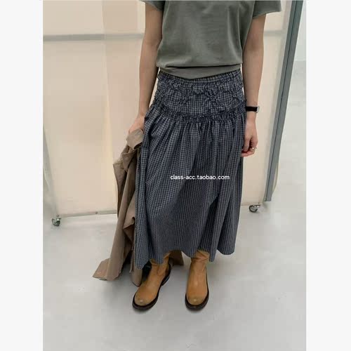 class韩国直邮030403 self service 韩代2026款  松紧腰半裙