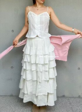 class韩国直邮030601 OLI SEOUL 韩代2026款  果冻感蛋糕裙半裙