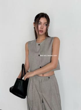 韩现class韩国直邮030415 lamagie femme 韩代2026马甲＋西裤套装